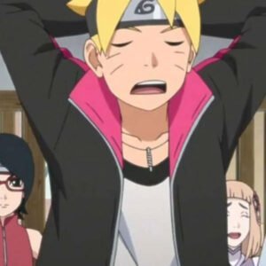 Uzumaki Boruto Black Fleece Jacket