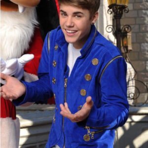 Justin Bieber Disney World Florida Suede Leather Jacket