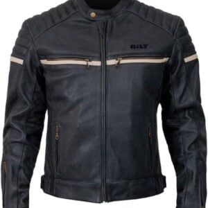 Men's Fashion Bilt Alder Black Leather Jacket