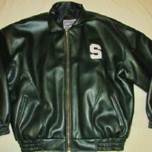 Michigan state leather jacket