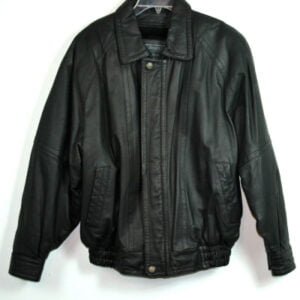 Sergio Vadducci Black Leather Jacket