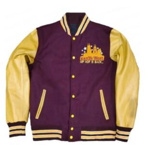 The College Dropout Kanye West Wool Varsity Jacket