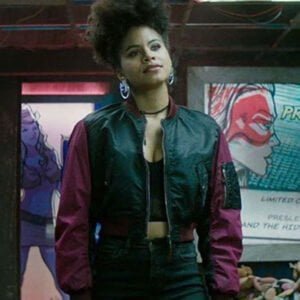 Zazie Beetz Deadpool 2 Bomber Jacket