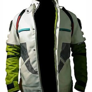 Apex Legends S03 Crypto White And Green Leather Jacket