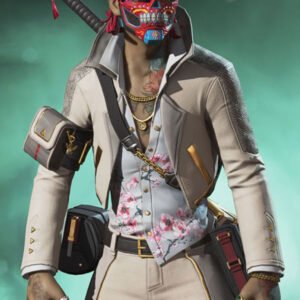 Apex Legends X Post Malone White Cropped Jacket