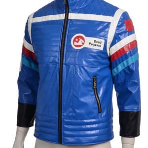 Gerard Way Danger Days Killjoys My Chemical Romance Blue Leather Jacket