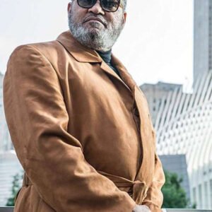 John Wick 3 Laurence Fishburne Leather Coat