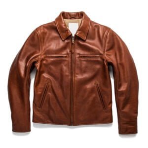 Men's Golden Bear In Whiskey Moto Steerhide Leather Jacket