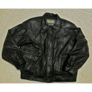 Men's Stratojac Black Biker Leather Jacket