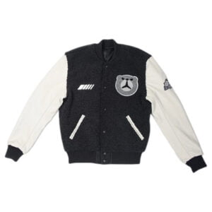 Mercedes-AMG Petronas Witness Bear Black Wool Varsity Jacket