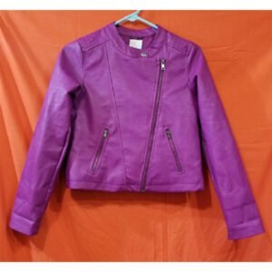 New Kids Purple Leather Jacket