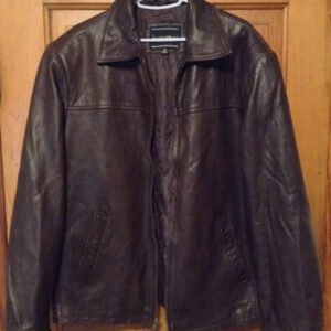 Preswick And Moore Brown Leather Jacket