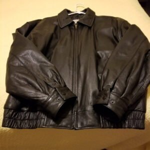 St. John's Bay Dark Brown Leather Jacket