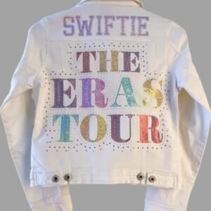 Swiftie The Eras Tour White Denim Jacket