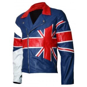 Union Jack Flag Leather Jacket