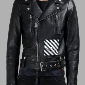 Virgil Abloh Off-white Leather Jacket