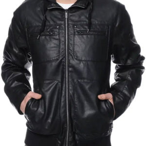 Zumiez Dravus Maldon Biker Black Leather Jacket