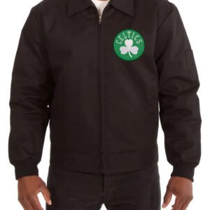 Boston Celtics Black Workwear Jacket