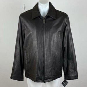 Brandini Black Faux Leather Jacket