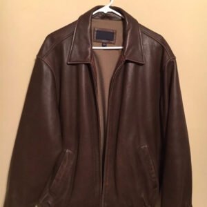 Daniel Cremieux Dark Brown Leather Jacket