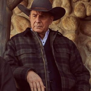 John Dutton Yellowstone Wool Plaid Checked Jacket