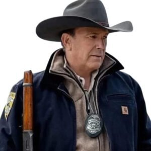 Kevin Costner Yellowstone John Dutton Blue Jacket