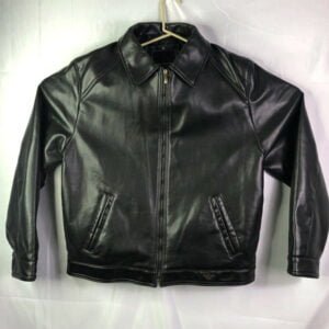 Reportage RGA Black Leather Jacket