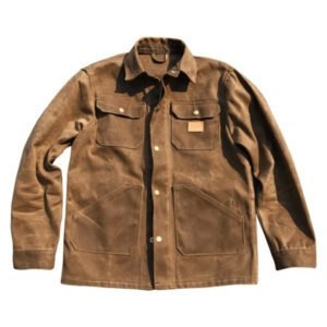Ship John Wills Suede Brown Leather Jacket