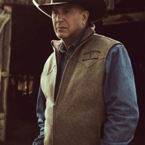 TV-Series Yellowstone S03 Kevin Costner Brown Vest