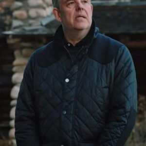 Yellowstone Dan Jenkins Blue Quilted Jacket