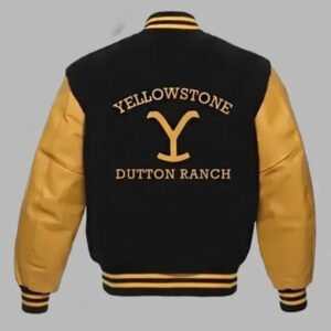 Yellowstone Dutton Ranch Wool Varsity Jacket