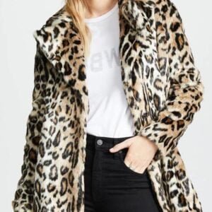 Yellowstone S02 Beth Dutton Cheetah Print Fur Coat