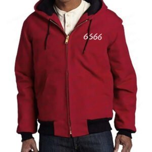 Yellowstone S04 Jimmy Red 6666 Hooded Jacket