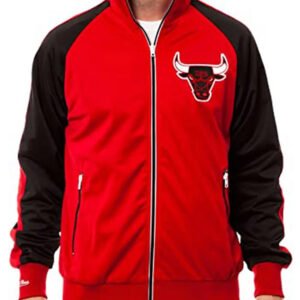 Chicago Bulls Backboard Red Track Jacket