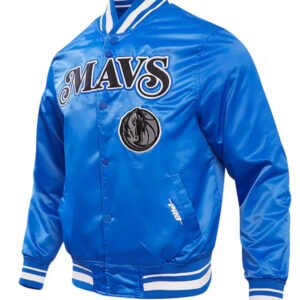 Dallas Mavericks 2024 City Edition Royal Blue Satin Jacket