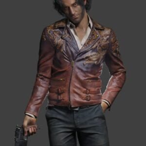 Dr. Luis Serra Navarro Resident Evil 4 Leather Jacket
