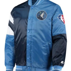 Minnesota Timberwolves 75th Anniversary Leader Color Block Jacket