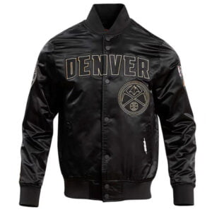 NBA Denver Nuggets 2023 Finals Champions Black Satin Jacket