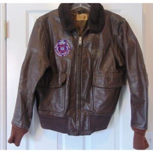 Airborne Brown Leather Jacket