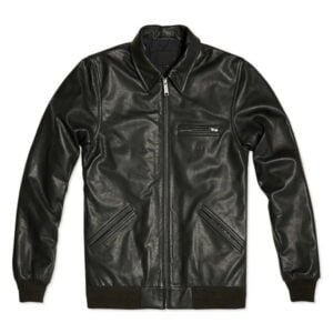 Carhartt Detroit Black Leather Jacket