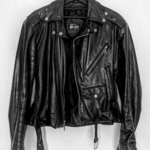 Comint Black Leather Jacket