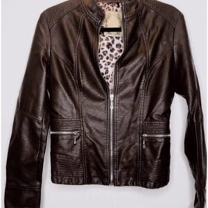 Downtown Coalition Brand Faux Leather Jacket