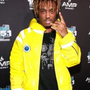 Juice Wrld Yellow Puffer Jacket