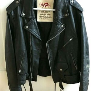 La Roxx Hollywood Punk Black Moto Leather Jacket