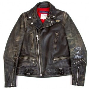 Mens Fashion Comme Des Garcons Black Leather Jacket