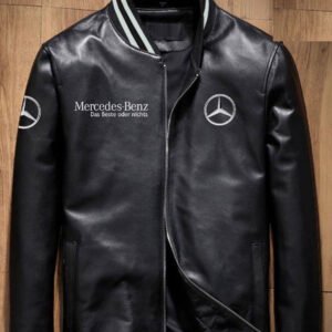 Mercedes Benz Black Leather Jacket