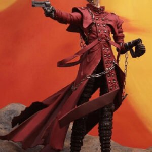 Trigun Vash The Stampede Red Leather Trench Coat