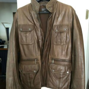 Tumi Brown Leather Jacket