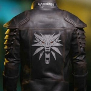 Wolf School Witcher Gear Cyberpunk 2077 Leather Jacket