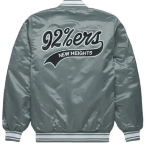 New Heights 92%ers Gray Satin Jacket